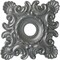 Ekena Millwork Crawley Ceiling Medallion (Fits Canopies up to 6 3/4"), 18"W x 18"H x 3 1/4"ID x 1 1/2"P, Platinum CM18CRPLS - alternate 1